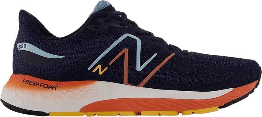  New Balance Fresh Foam X 880v12 Eclipse Vibrant Apricot Bleach Blue