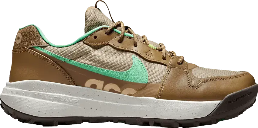 Nike ACG Lowcates Limestone Green Glow Dark Driftwood Sail