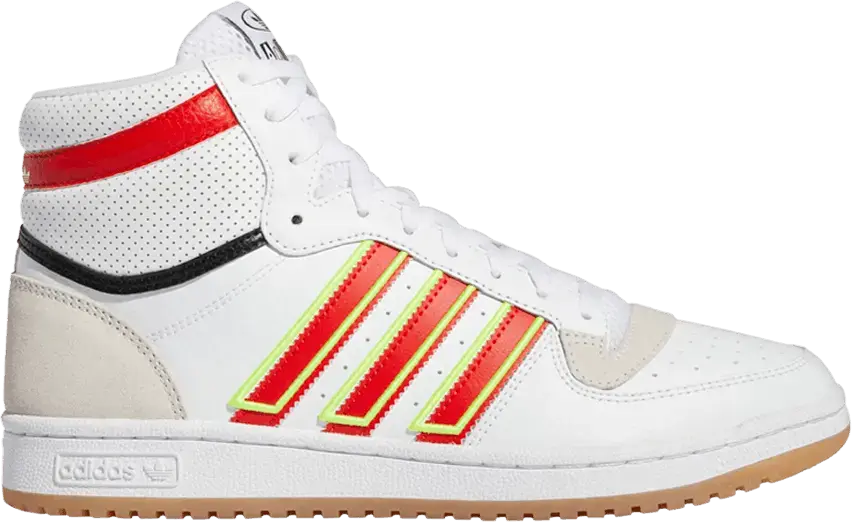  Adidas adidas Top Ten RB White Red Solar Yellow Gum