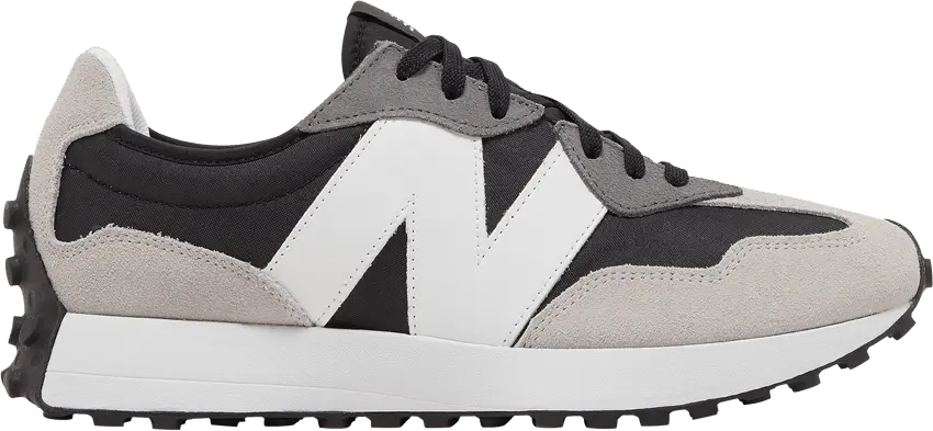  New Balance 327 Black White Grey