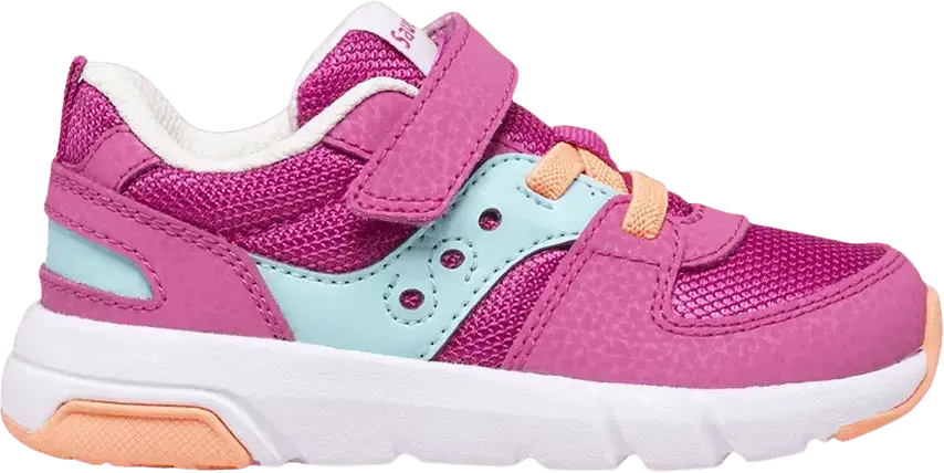  Saucony Jazz Lite 2.0 Little Kid &#039;Fuchsia Turquoise&#039;