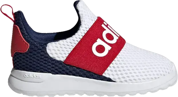  Adidas Lite Racer Adapt 4.0 I &#039;White Dark Blue Scarlet&#039;