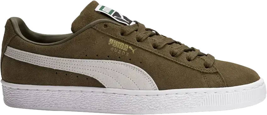  Puma Suede Classic 21 &#039;Dark Olive White&#039;