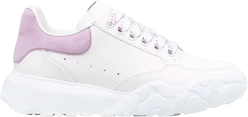  Alexander Mcqueen Alexander McQueen Wmns Court Trainer &#039;White Lilac&#039;