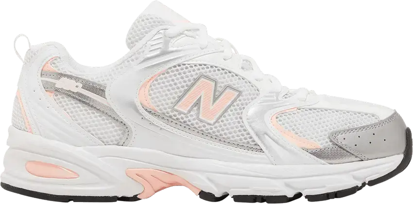  New Balance 530 White Silver Pink