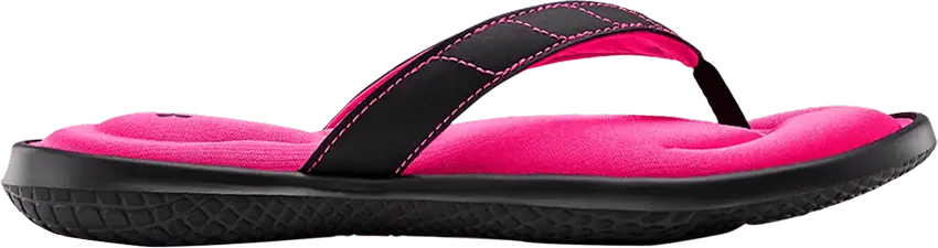  Under Armour Marbella 7 Sandal GS &#039;Black Pink Surge&#039;