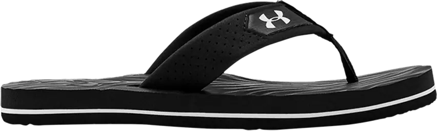 Under Armour Marathon Key 4 Sandal GS &#039;Black Jet Grey&#039;