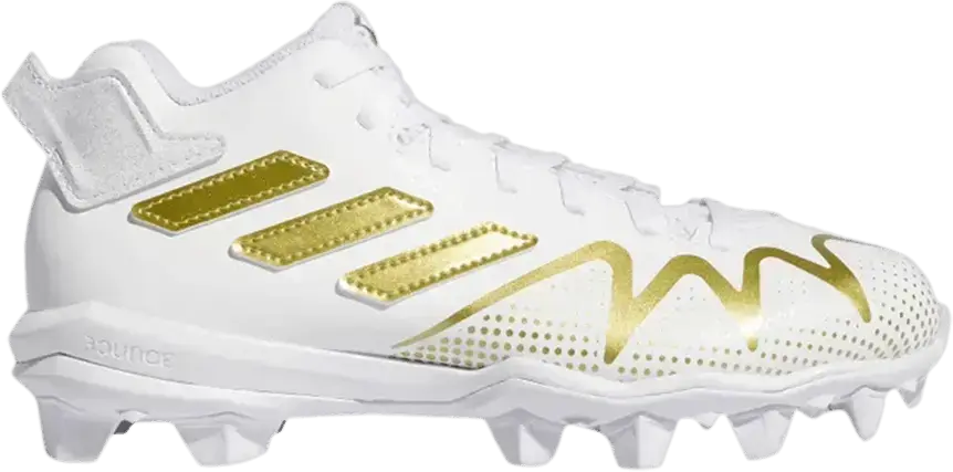  Adidas Freak Spark Mid J &#039;White Gold Metallic&#039;