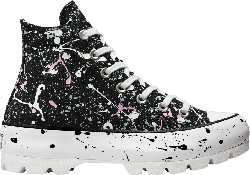  Converse Wmns Chuck Taylor All Star Lugged High &#039;Paint Splatter&#039;