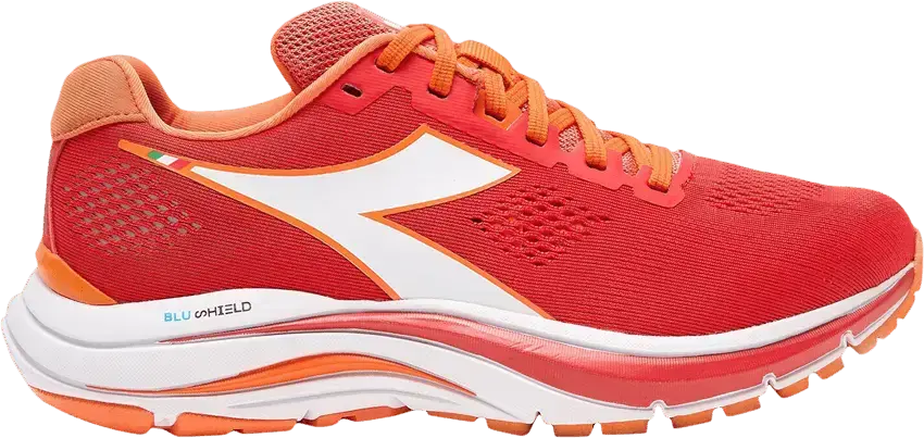  Diadora Wmns Mythos Blushield 7 Vortice &#039;Fiery Red Vermillion Orange&#039;