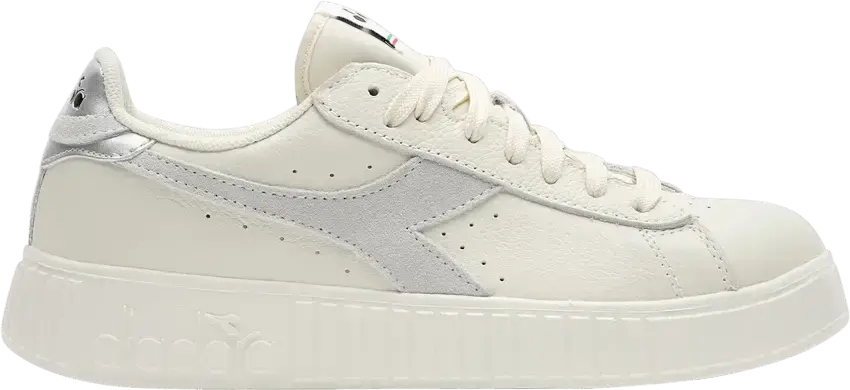  Diadora Wmns Game Step Premium Tumbled Leather &#039;White&#039;