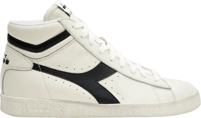  Diadora Game L High Waxed &#039;White Black&#039;