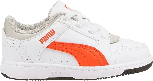  Puma Rebound Joy Low Infant &#039;White Cherry Tomato&#039;