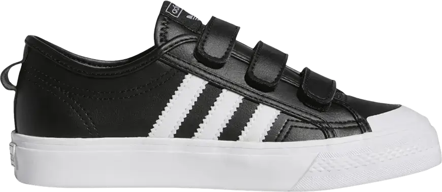  Adidas Nizza Big Kid &#039;Black White&#039;