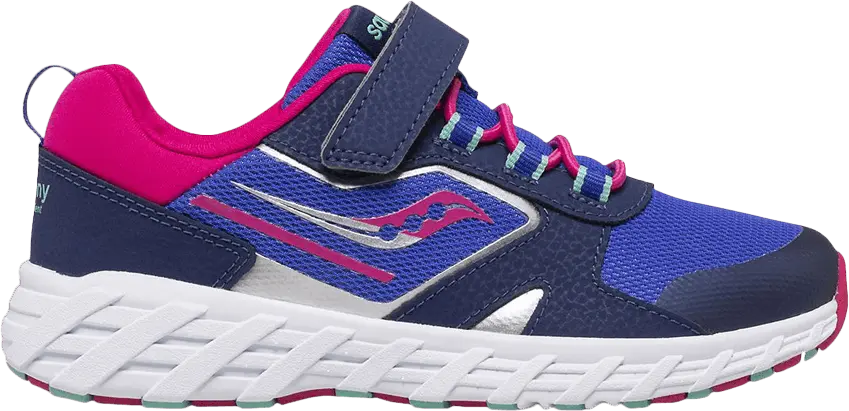 Saucony Wind Shield 2.0 A/C Big Kid &#039;Blue Pink&#039;