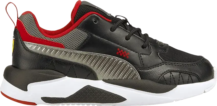  Puma Scuderia Ferrari x X-Ray 2 AC Little Kid &#039;Black Smoked Pearl&#039;