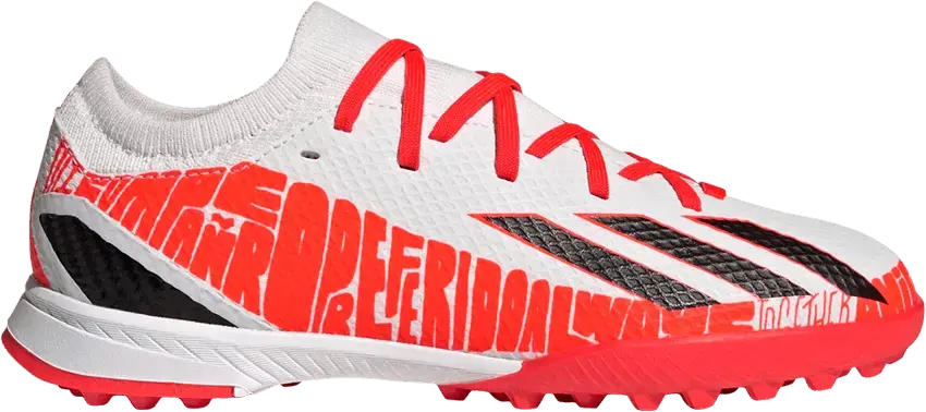  Adidas X Speedportal Messi.3 TF J &#039;White Solar Red&#039;