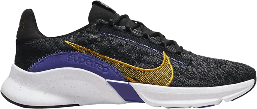  Nike Wmns SuperRep Go 3 Next Nature Flyknit &#039;Black Yellow Ochre&#039;