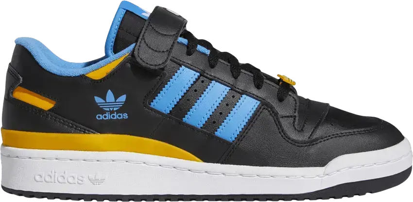  Adidas Forum Low &#039;Black Pulse Blue Collegiate Gold&#039;