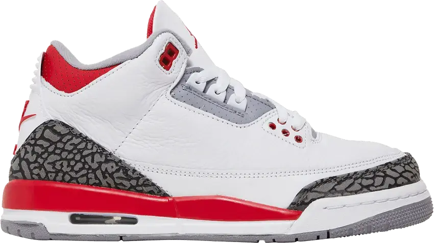  Jordan 3 Retro Fire Red (2022) (GS)