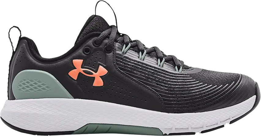  Under Armour Charged Commit 3 &#039;Jet Grey Opal Green&#039;