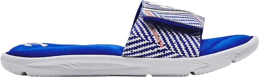  Under Armour Ignite 6 Graphic Strap Slide &#039;Herringbone Pattern&#039;