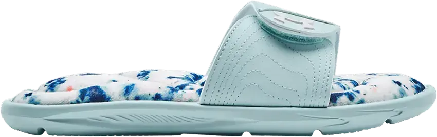  Under Armour Wmns Ignite 6 Graphic Footbed Slide &#039;Color Splash - Fuse Teal&#039;