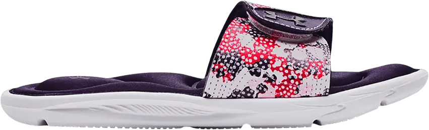  Under Armour Wmns Ignite 6 Graphic Strap Slide &#039;Floral Camo&#039;