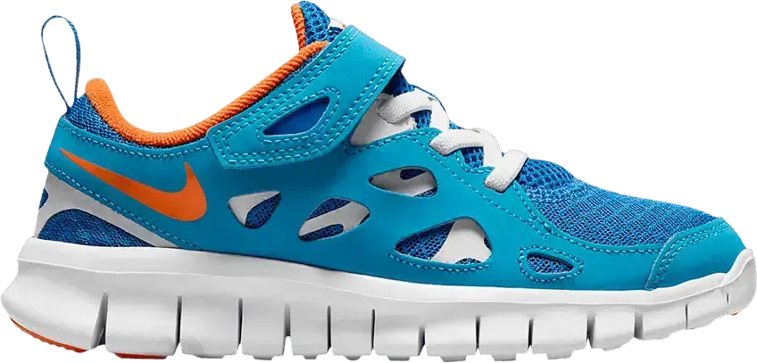  Nike Free Run 2 PS &#039;Laser Blue Safety Orange&#039;