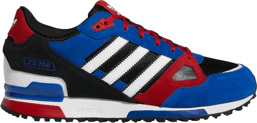  Adidas ZX 750 &#039;Black Blue Red&#039;