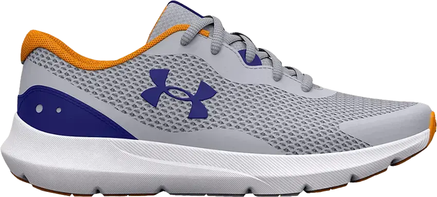  Under Armour Surge 3 GS &#039;Mod Grey Bauhaus Blue&#039;