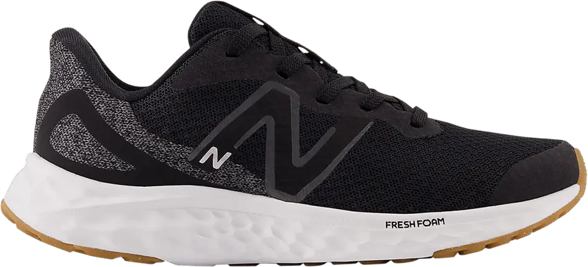  New Balance Fresh Foam Arishi v4 Little Kid Wide &#039;Black White Gum&#039;