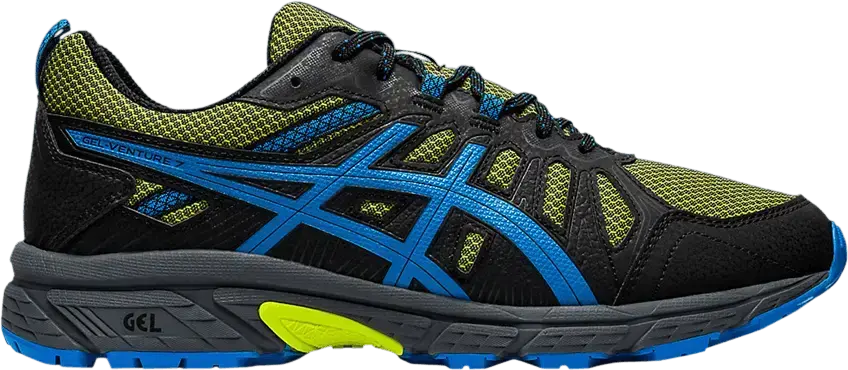  Asics Gel Venture 7 &#039;Neon Lime Directoire Blue&#039;