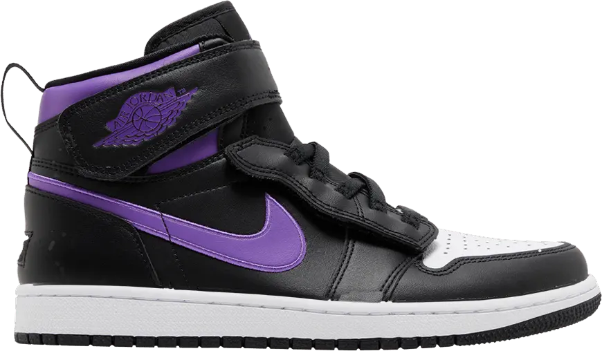  Jordan 1 High FlyEase Black Bright Violet