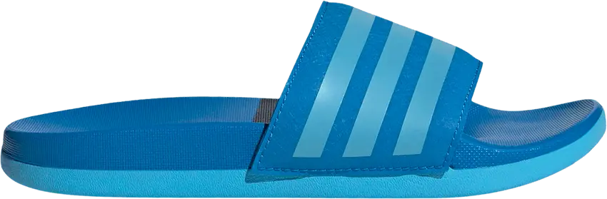  Adidas Adilette Comfort Slide J &#039;Blue Rush&#039;