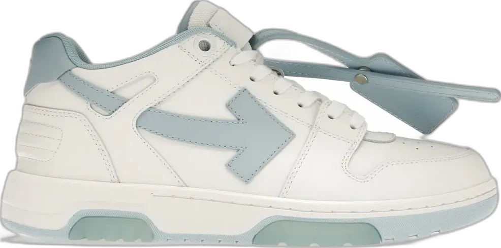 Off-White OFF-WHITE Out Of Office OOO 30 MM Low Tops White Light Blue