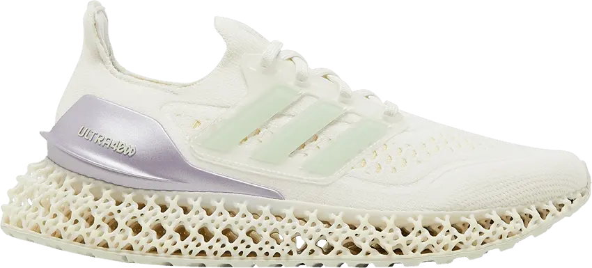 Adidas adidas Ultra 4D FWD White Linen Green (Women&#039;s)