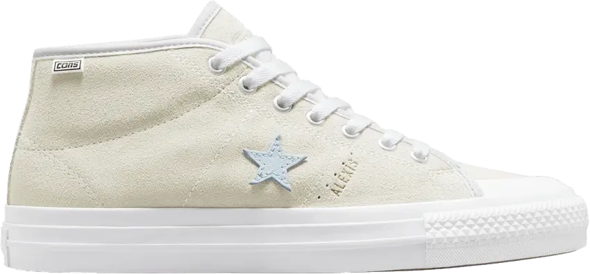  Converse Alexis Sablone x One Star Cons Pro Mid &#039;Vintage White&#039;