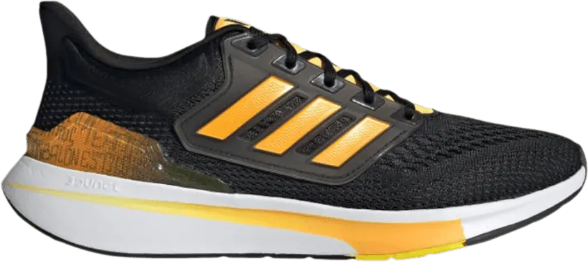 Adidas EQ21 Run &#039;Black Semi Solar Gold&#039;