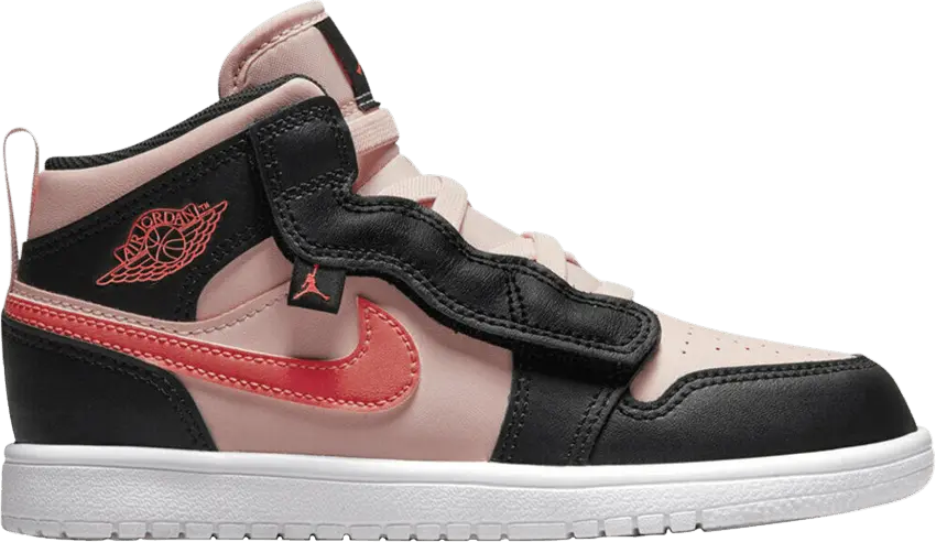  Air Jordan 1 Mid ALT PS &#039;Black Pink Crimson&#039;