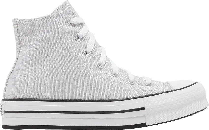  Converse Chuck Taylor All Star Platform High GS &#039;Glitter&#039;