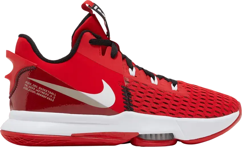 Nike LeBron Witness 5 &#039;University Red&#039;