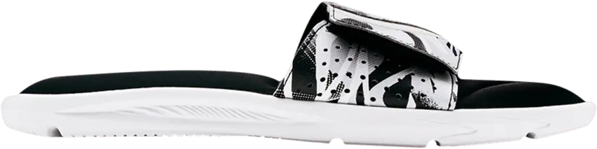  Under Armour Ignite 6 Graphic Strap Slide &#039;White Black&#039;