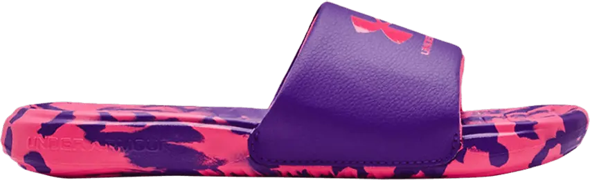 Under Armour Ansa Regrind Slide GS &#039;Purple Zest Camo&#039;