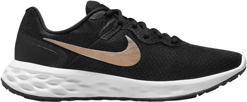  Nike Wmns Revolution 6 Next Nature &#039;Black Metallic Copper Coin&#039;