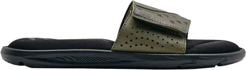  Under Armour Ignite Freedom Slide &#039;Black Marine OD Green&#039;