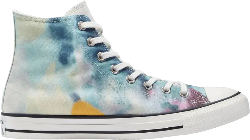  Converse Chuck Taylor All Star High &#039;Tie-Dye Egret&#039;