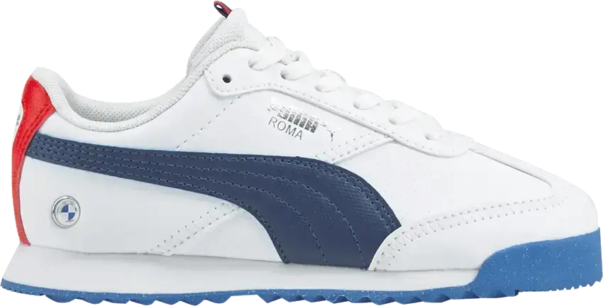  Puma BMW Motorsport x Roma Little Kid &#039;White Estate Blue&#039;