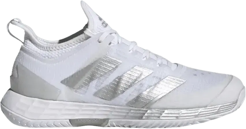  Adidas Wmns Adizero Ubersonic 4 &#039;White Silver Metallic&#039;