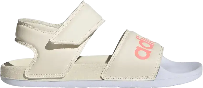  Adidas Adilette Sandal &#039;Wonder White Acid Red&#039;